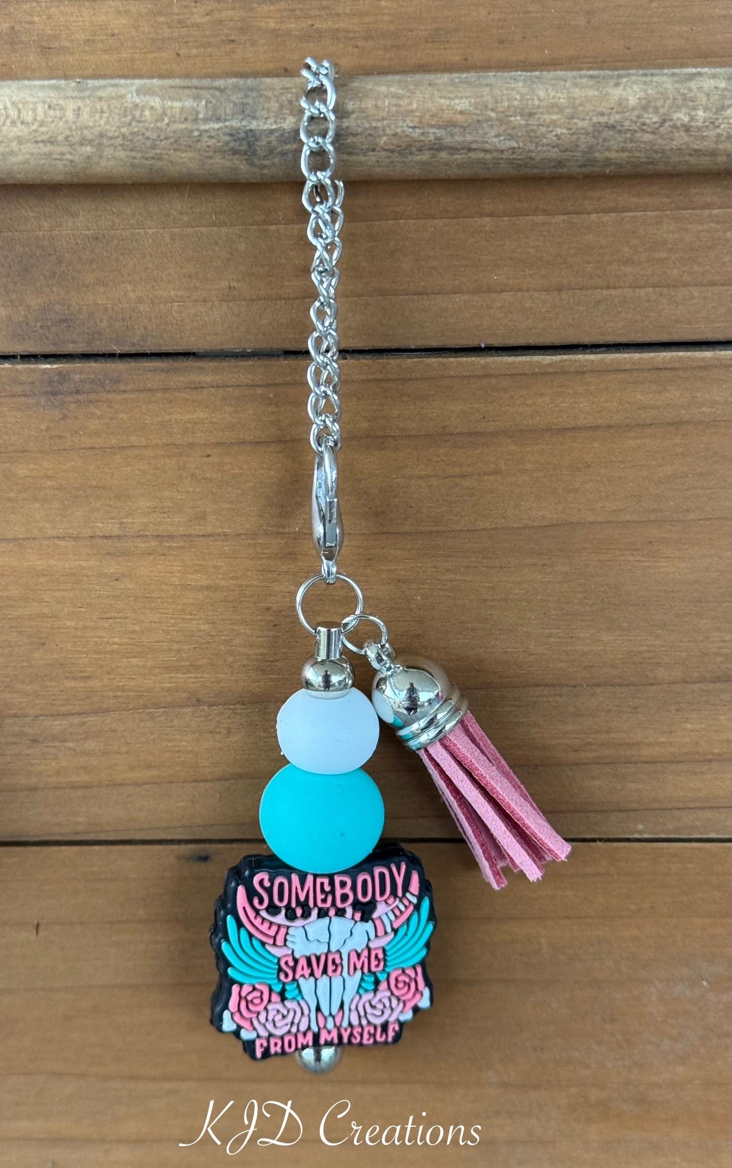 Save Me country music tumbler charm 