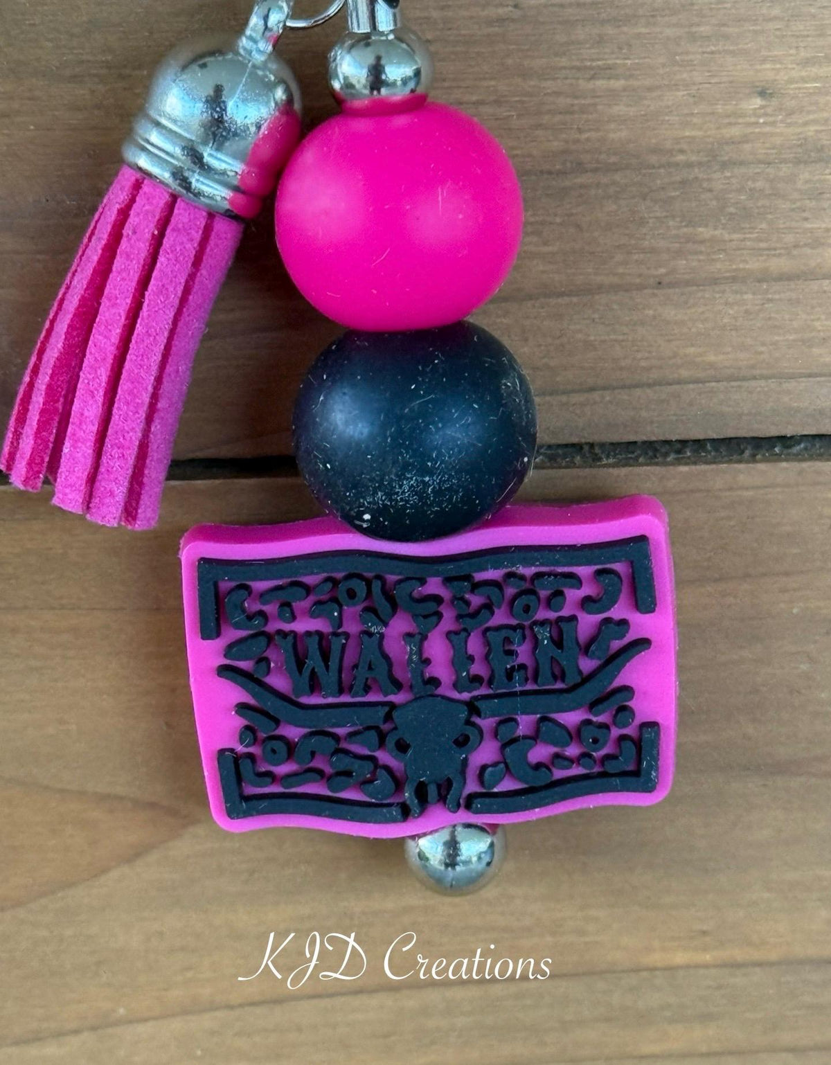 Country Music Silicone Beaded Tumbler Cup Charm | Dangle Bracelet for Your Favorite Cup | 4 Designs