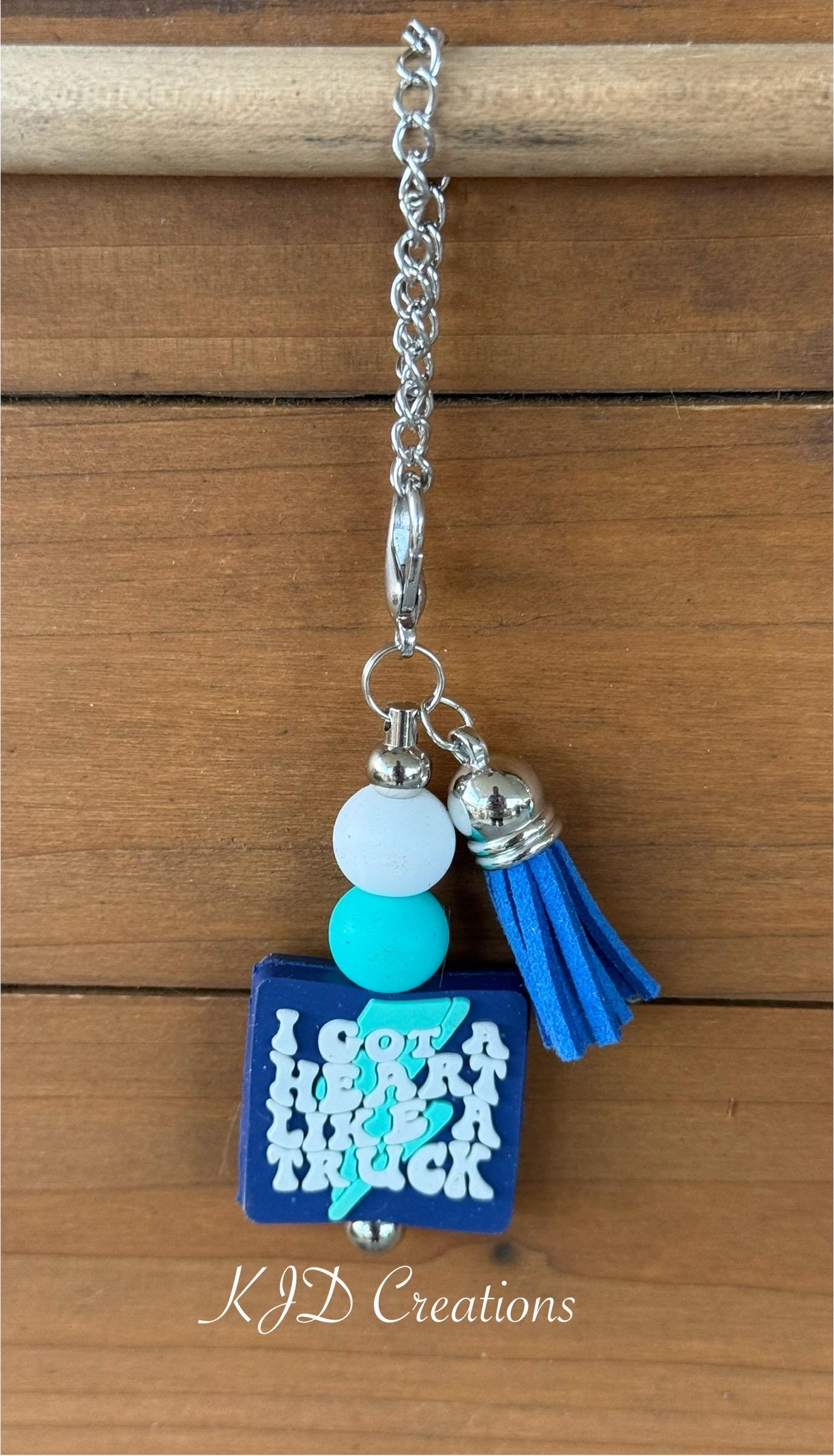 Truck country music tumbler charm 