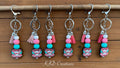 Country Music Silicone Beaded Keychain with Leather Tassel | Redemption & Resilience