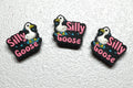 Silly Goose Focal Silicone Bead | Green | For Keychains, Bracelets, Pens & Necklaces