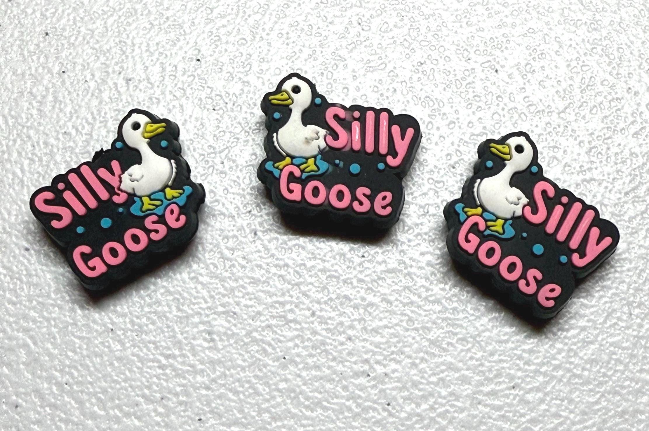 Silly Goose Focal Silicone Bead | Green | For Keychains, Bracelets, Pens & Necklaces