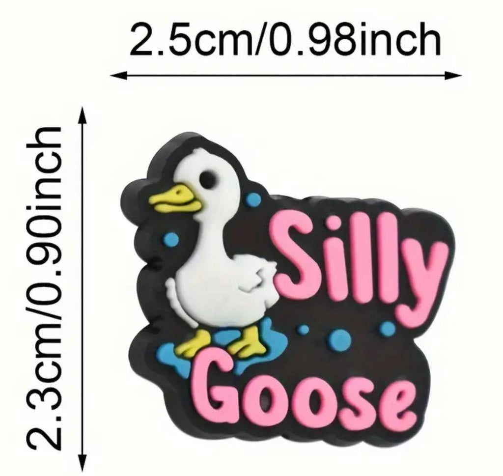 Silly Goose Focal Silicone Bead | Green | For Keychains, Bracelets, Pens & Necklaces
