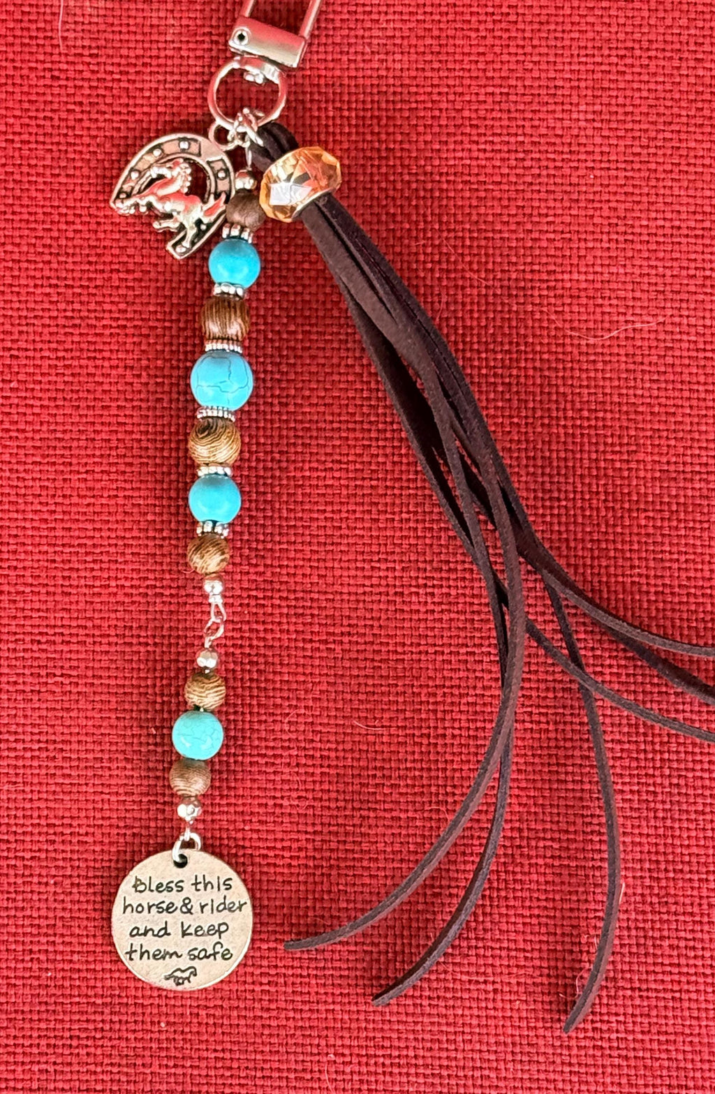 Bless This Horse & Rider Western Charm | Bridle & Saddle Accessory